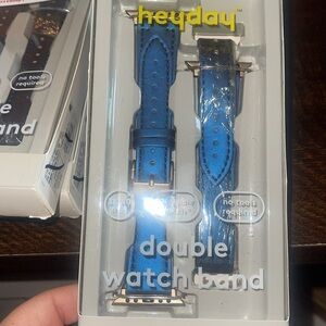 MUST BUNDLE 
Double Watch Band for Apple Watch - Purple/Bluish Target ‎ 38/40 mm